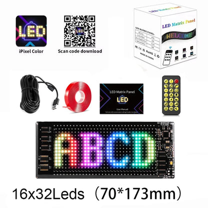 LED-Rechteckanzeige: Deko mit Stil