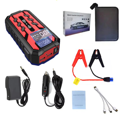 Auto Starthilfe Power Bank – 20000-30000 mAh mit LED-Taschenlampe!