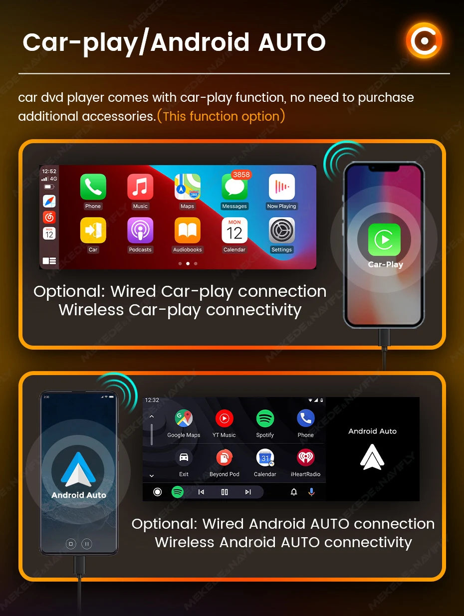 Mekede 6,86 Zoll Autoradio: Carplay & Android