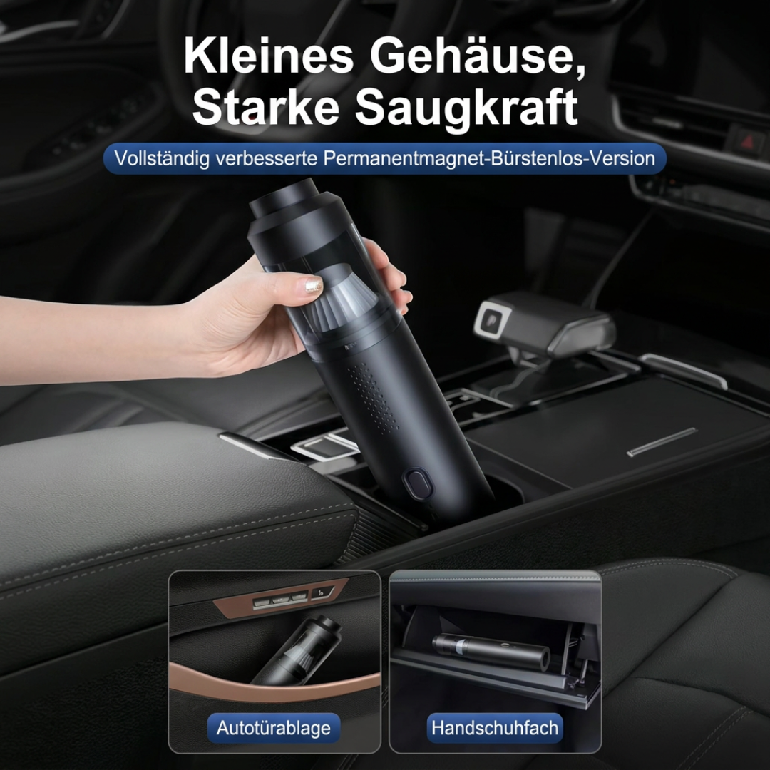 Kraftvoller Mini-Handstaubsauger
